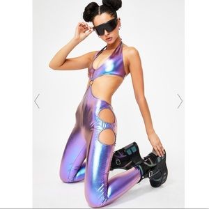 Club Exx Mermania Cut Out Catsuit / Jumpsuit